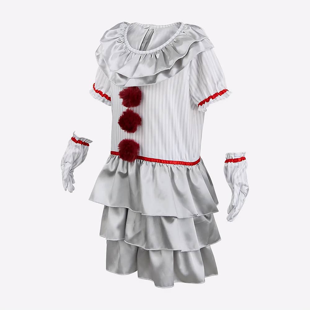 Déguisement clown Ça Halloween fidèle à l'original pour fille – Image 4