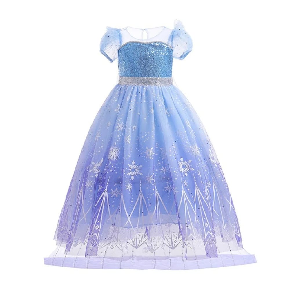 Robe princesse LED déguisement Elsa Reine des Neiges – Image 4