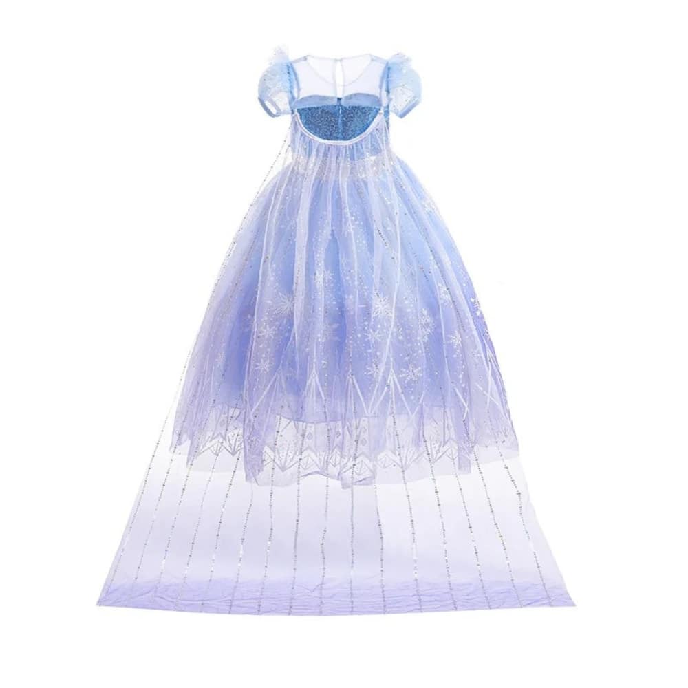 Robe princesse LED déguisement Elsa Reine des Neiges – Image 5