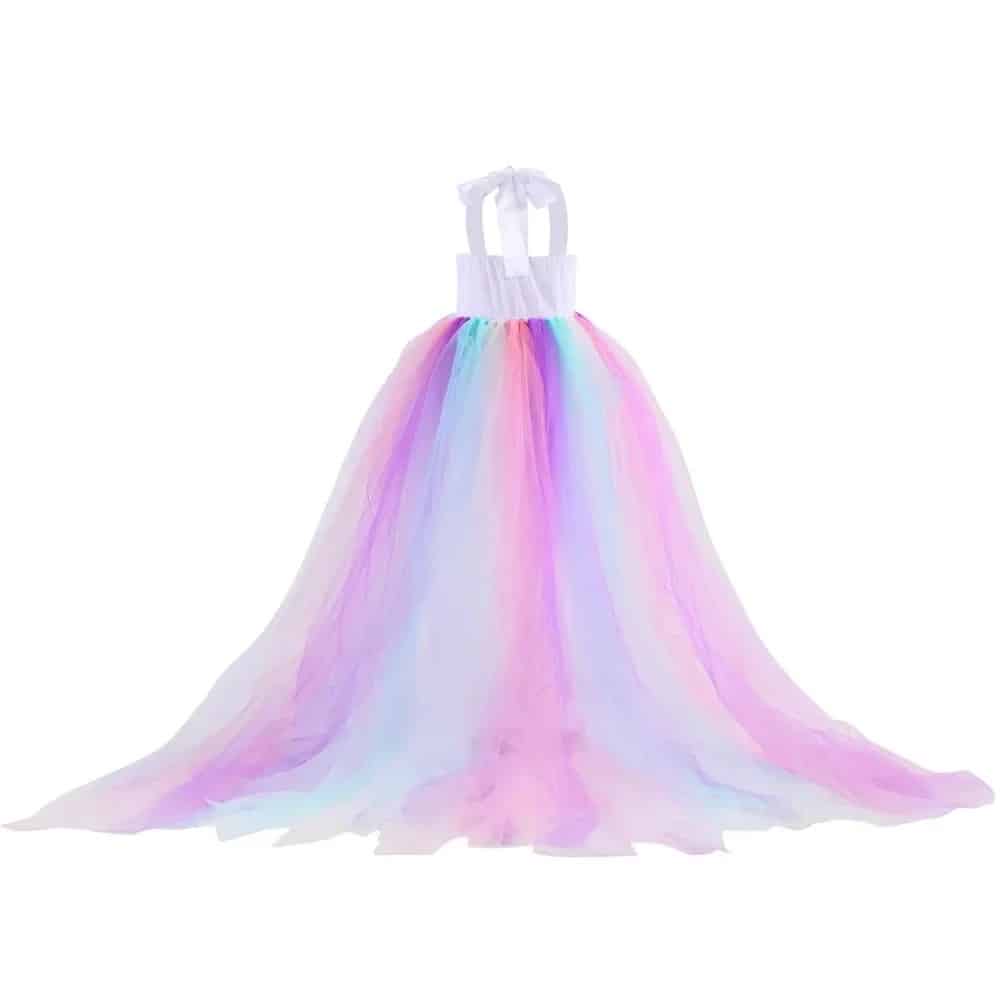 Robe princesse LED déguisement licorne avec ailes – Image 6